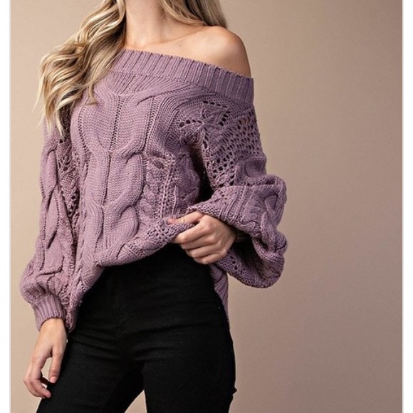✨ NEW✨Gorgeous Purple Sweater - Picture 7 of 7